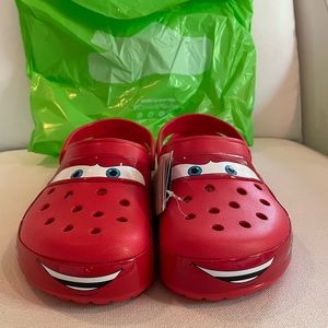 New with tags Lightning McQueen Crocs